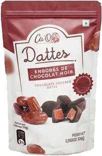 Dattes du Nord-Cameroun enrobées de chocolat noir