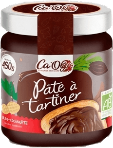 Pot de pâte à tartiner au cacao du Cameroun